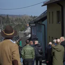 Straße mit Häusern in Nordhalben