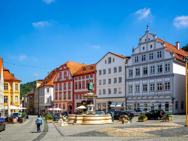 Eine Ansicht des Marktplatzes in Eichstätt 