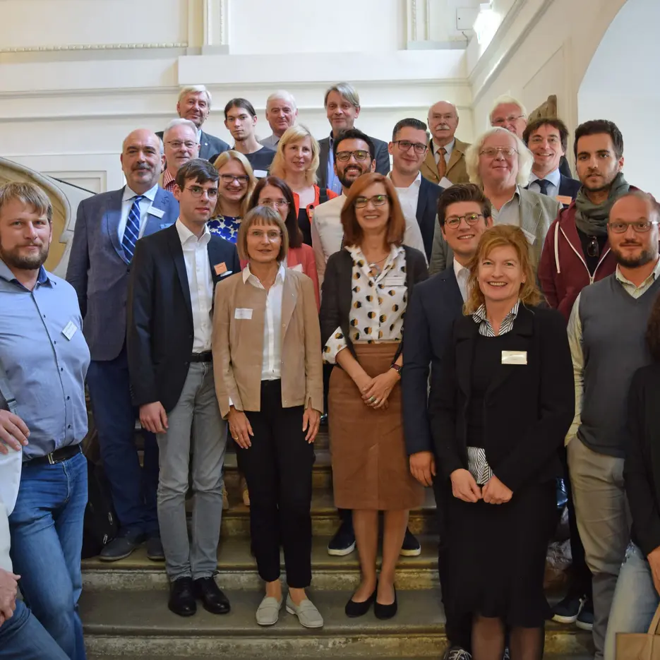 Participants at the international conference on the “Tabula Peutingeriana” at the National Library in Vienna. (Photo: Bernhard Hübner)