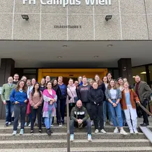 Studierendengruppe in Wien