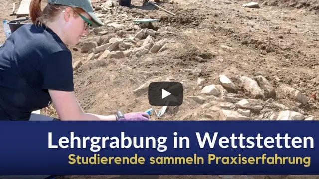 Kurzvideo mit Interview zur Lehrgrabung "Römerstraße" in Wettstetten 2020